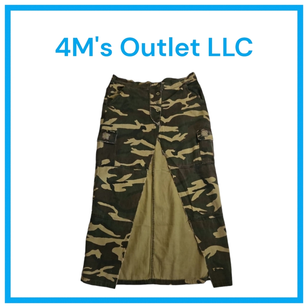 Long Skirt with Slit for Women High Waist Side Split Casual Sexy Nigh Out